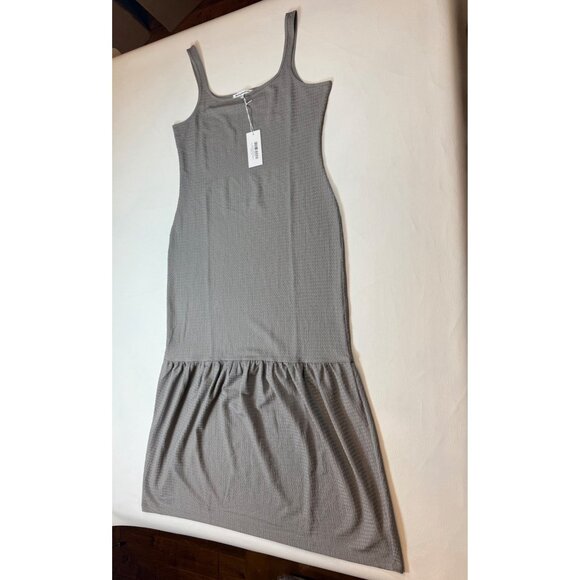 NWT Reformation Gray XL Claramae Maxi Sleeveless Dress Deadstock (bin AA220) - Picture 2 of 8